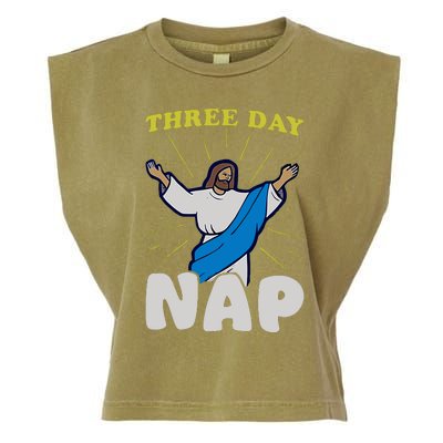 Three Day Nap Jesus Garment-Dyed Women's Muscle Tee