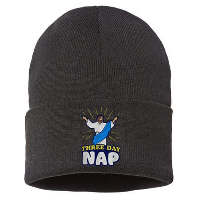 Three Day Nap Jesus Sustainable Knit Beanie