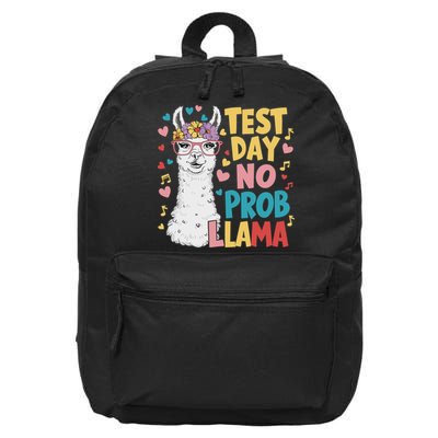 Test Day No Prob Llama Llama Teacher Testing Day 16 in Basic Backpack