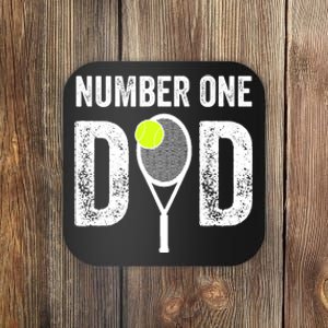 Tennis Dad Number One Daddy With Tennis Sayings Coaster