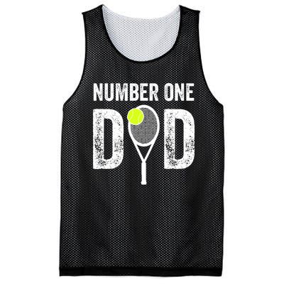 Tennis Dad Number One Daddy With Tennis Sayings Mesh Reversible Basketball Jersey Tank