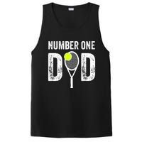 Tennis Dad Number One Daddy With Tennis Sayings PosiCharge Competitor Tank