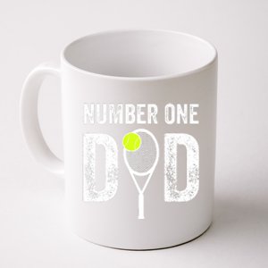 Tennis Dad Number One Daddy With Tennis Sayings Coffee Mug