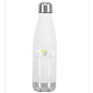 Tennis Dad Number One Daddy With Tennis Sayings Stainless Steel Insulated Water Bottle