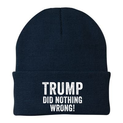 Trump Did Nothing Wrong Trump 2024 Red Wave Trump Was Right About Everything Beanie