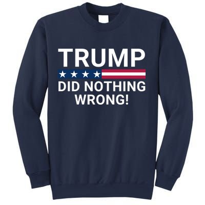 Trump Did Nothing Wrong Red Wave Trump 2024 Trump Was Right About Everything Sweatshirt