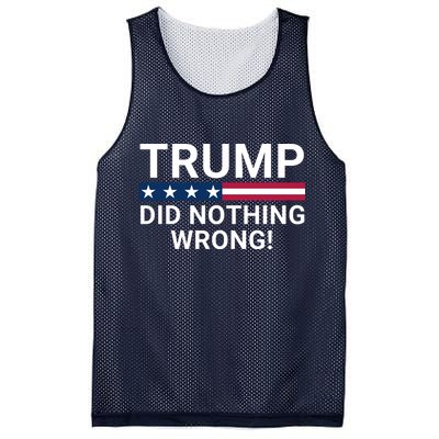 Trump Did Nothing Wrong Red Wave Trump 2024 Trump Was Right About Everything Mesh Reversible Basketball Jersey Tank