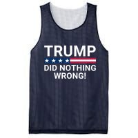 Trump Did Nothing Wrong Red Wave Trump 2024 Trump Was Right About Everything Mesh Reversible Basketball Jersey Tank