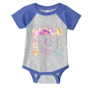 Tie Dye Nicu Nurse Funny Gift Neonatal Icu Rn Nursing Gift Infant Baby Jersey Bodysuit