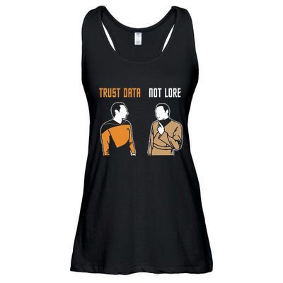 Trust Data Not Lore Ladies Essential Flowy Tank