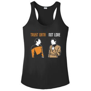 Trust Data Not Lore Ladies PosiCharge Competitor Racerback Tank