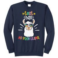 Test Day No Prob Llama Cute Test Day For Teachers Students Sweatshirt