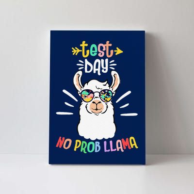 Test Day No Prob Llama Cute Test Day For Teachers Students Canvas