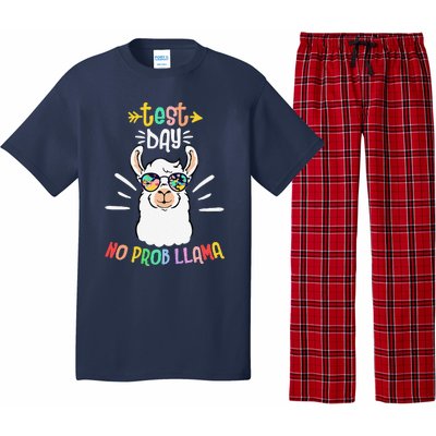 Test Day No Prob Llama Cute Test Day For Teachers Students Pajama Set