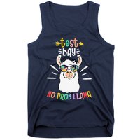 Test Day No Prob Llama Cute Test Day For Teachers Students Tank Top