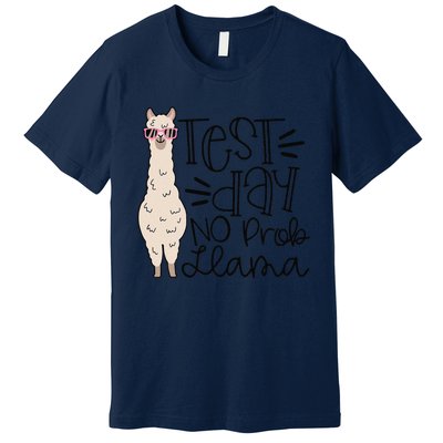 Test Day No Prob Llama Teacher Testing Day Premium T-Shirt