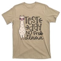 Test Day No Prob Llama Teacher Testing Day T-Shirt