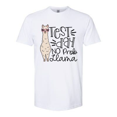 Test Day No Prob Llama Teacher Testing Day Softstyle CVC T-Shirt