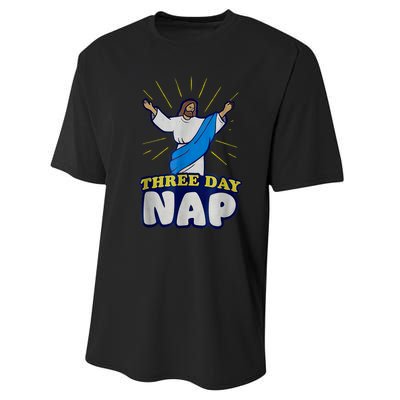 Three Day Nap Jesus Performance Sprint T-Shirt