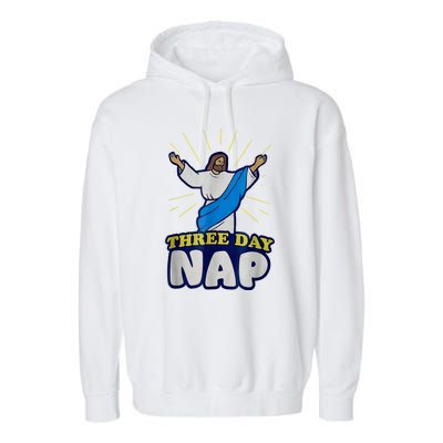 Three Day Nap Jesus Garment-Dyed Fleece Hoodie