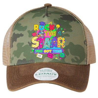 Test Day New- Rock The Test Teacher Testing Day You Got Legacy Tie Dye Trucker Hat