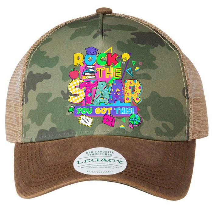 Test Day New- Rock The Test Teacher Testing Day You Got Legacy Tie Dye Trucker Hat