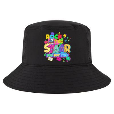 Test Day New- Rock The Test Teacher Testing Day You Got Cool Comfort Performance Bucket Hat