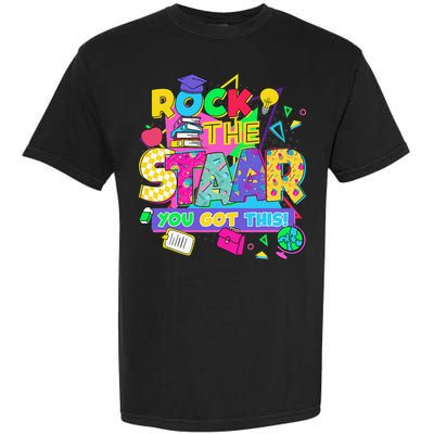 Test Day New- Rock The Test Teacher Testing Day You Got Garment-Dyed Heavyweight T-Shirt