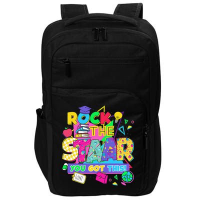 Test Day New- Rock The Test Teacher Testing Day You Got Impact Tech Backpack
