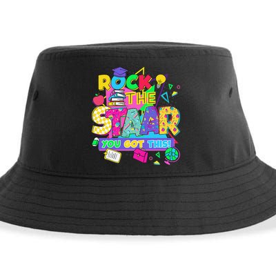 Test Day New- Rock The Test Teacher Testing Day You Got Sustainable Bucket Hat