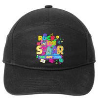 Test Day New- Rock The Test Teacher Testing Day You Got 7-Panel Snapback Hat