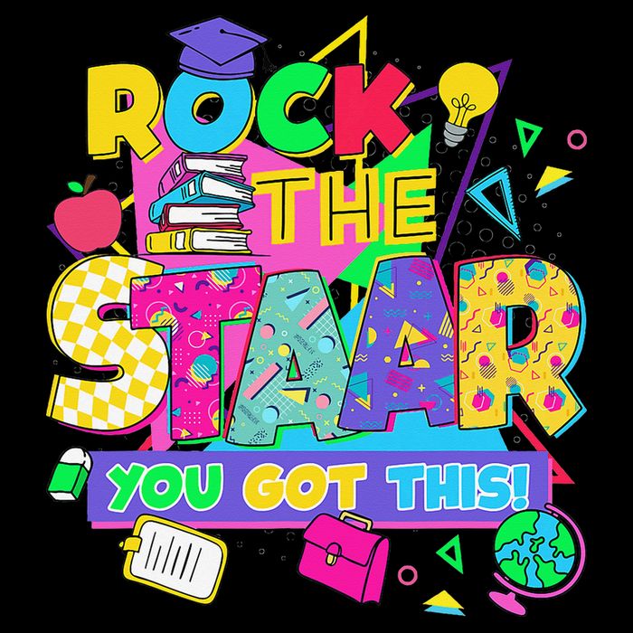 Test Day New- Rock The Test Teacher Testing Day You Got 7-Panel Snapback Hat