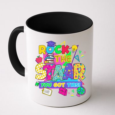 Test Day New- Rock The Test Teacher Testing Day You Got Mug