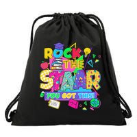 Test Day New- Rock The Test Teacher Testing Day You Got Drawstring Bag