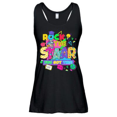 Test Day New- Rock The Test Teacher Testing Day You Got Ladies Essential Flowy Tank