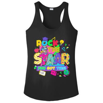 Test Day New- Rock The Test Teacher Testing Day You Got Ladies PosiCharge Competitor Racerback Tank