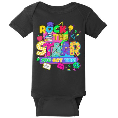 Test Day New- Rock The Test Teacher Testing Day You Got Baby Bodysuit