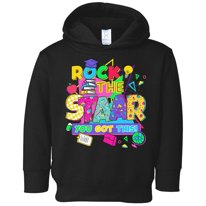 Test Day New- Rock The Test Teacher Testing Day You Got Toddler Hoodie