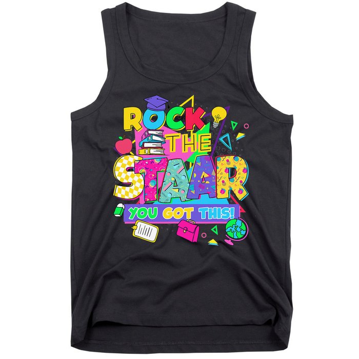 Test Day New- Rock The Test Teacher Testing Day You Got Tank Top