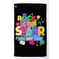 Test Day New- Rock The Test Teacher Testing Day You Got Golf Towel