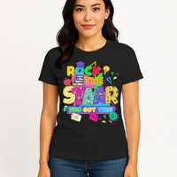 Test Day New- Rock The Test Teacher Testing Day You Got Womens T-Shirt