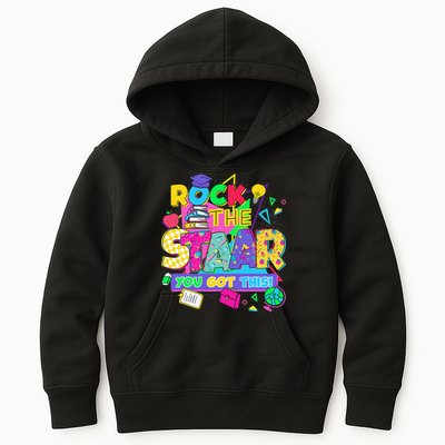 Test Day New- Rock The Test Teacher Testing Day You Got Kids Hoodie