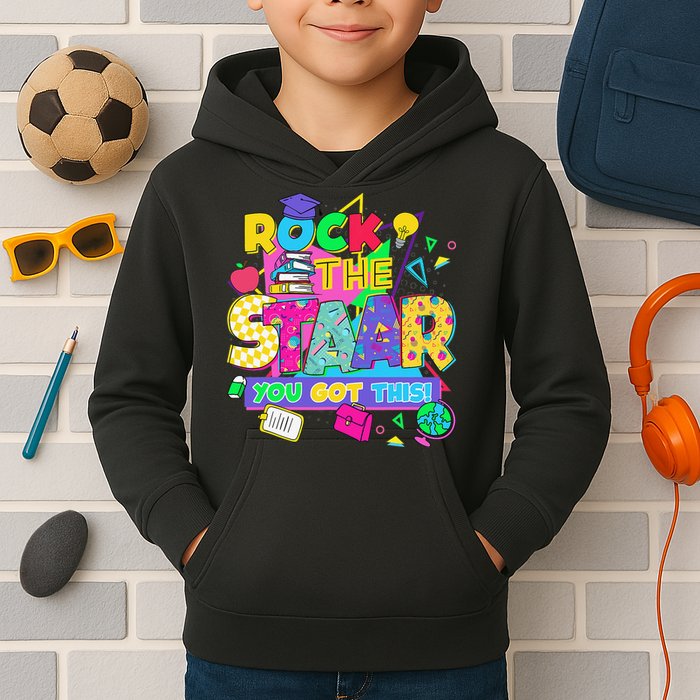 Test Day New- Rock The Test Teacher Testing Day You Got Kids Hoodie