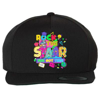 Test Day New- Rock The Test Teacher Testing Day You Got Wool Snapback Cap