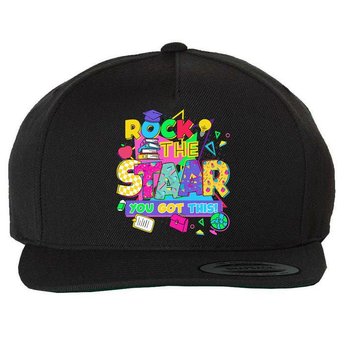 Test Day New- Rock The Test Teacher Testing Day You Got Wool Snapback Cap
