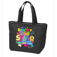 Test Day New- Rock The Test Teacher Testing Day You Got Zip Tote Bag