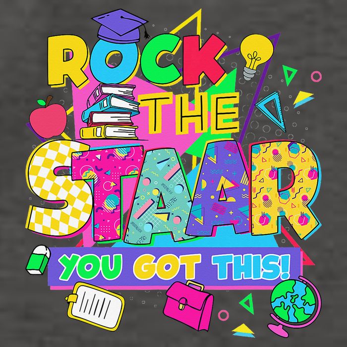 Test Day New- Rock The Test Teacher Testing Day You Got Vector Backpack