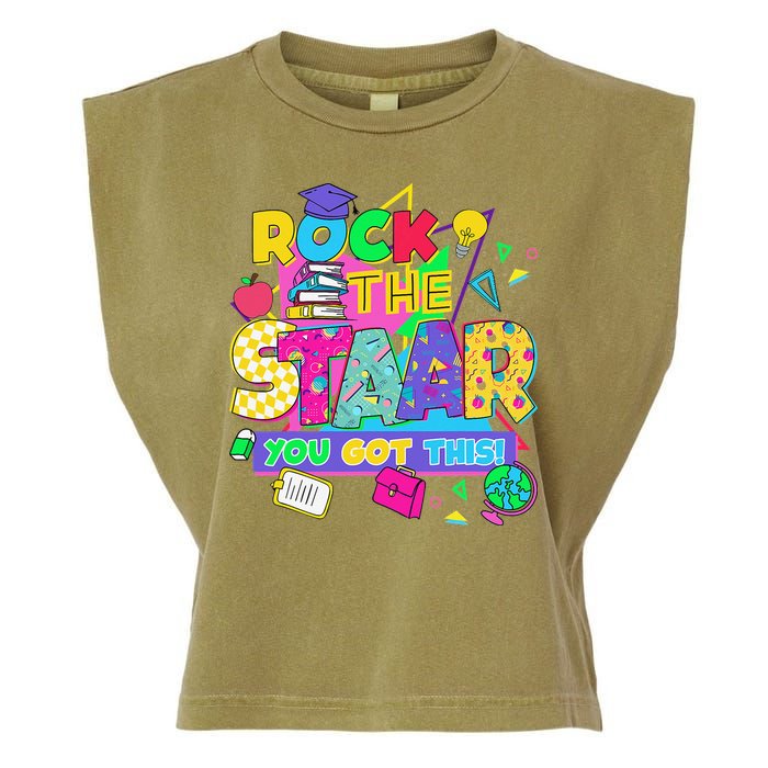 Test Day New- Rock The Test Teacher Testing Day You Got Garment-Dyed Women's Muscle Tee