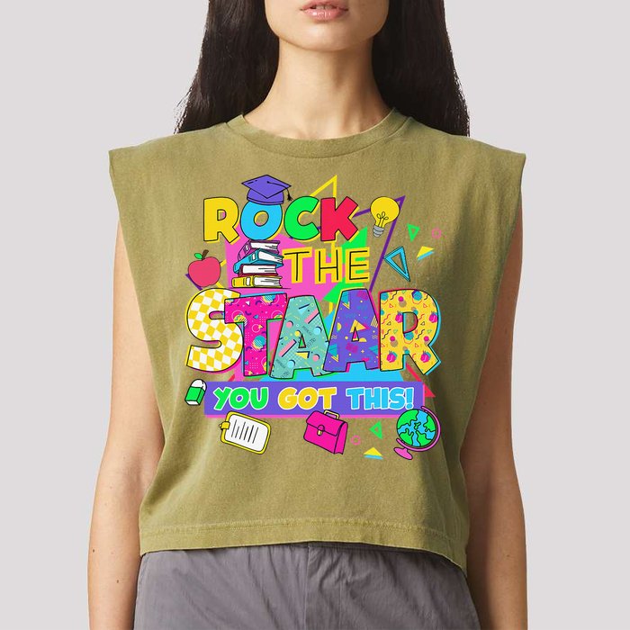 Test Day New- Rock The Test Teacher Testing Day You Got Garment-Dyed Women's Muscle Tee