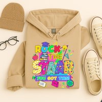 Test Day New- Rock The Test Teacher Testing Day You Got Hoodie